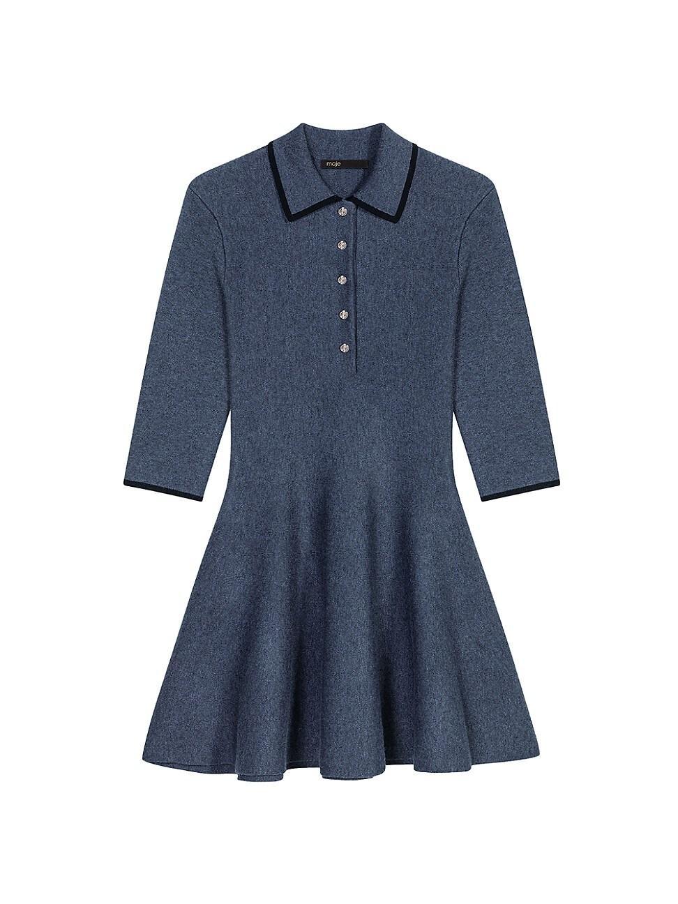 Womens Short Knit Dress Product Image