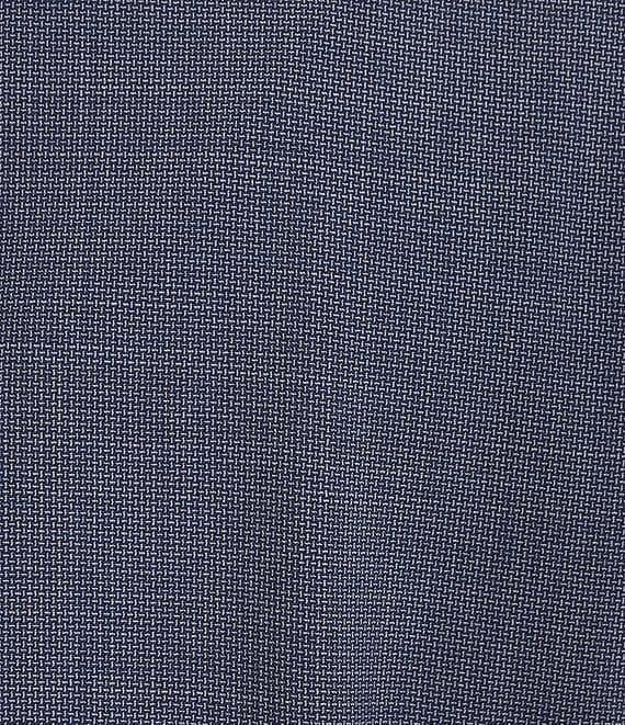 Hart Schaffner Marx Chicago Classic Fit Flat Front Fancy Pattern Wool 2-Piece Suit Product Image
