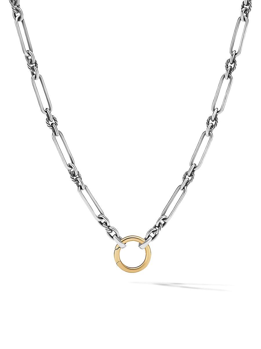 Lexington Chain Necklace in Silver with 18K Gold, 4.5mm Product Image