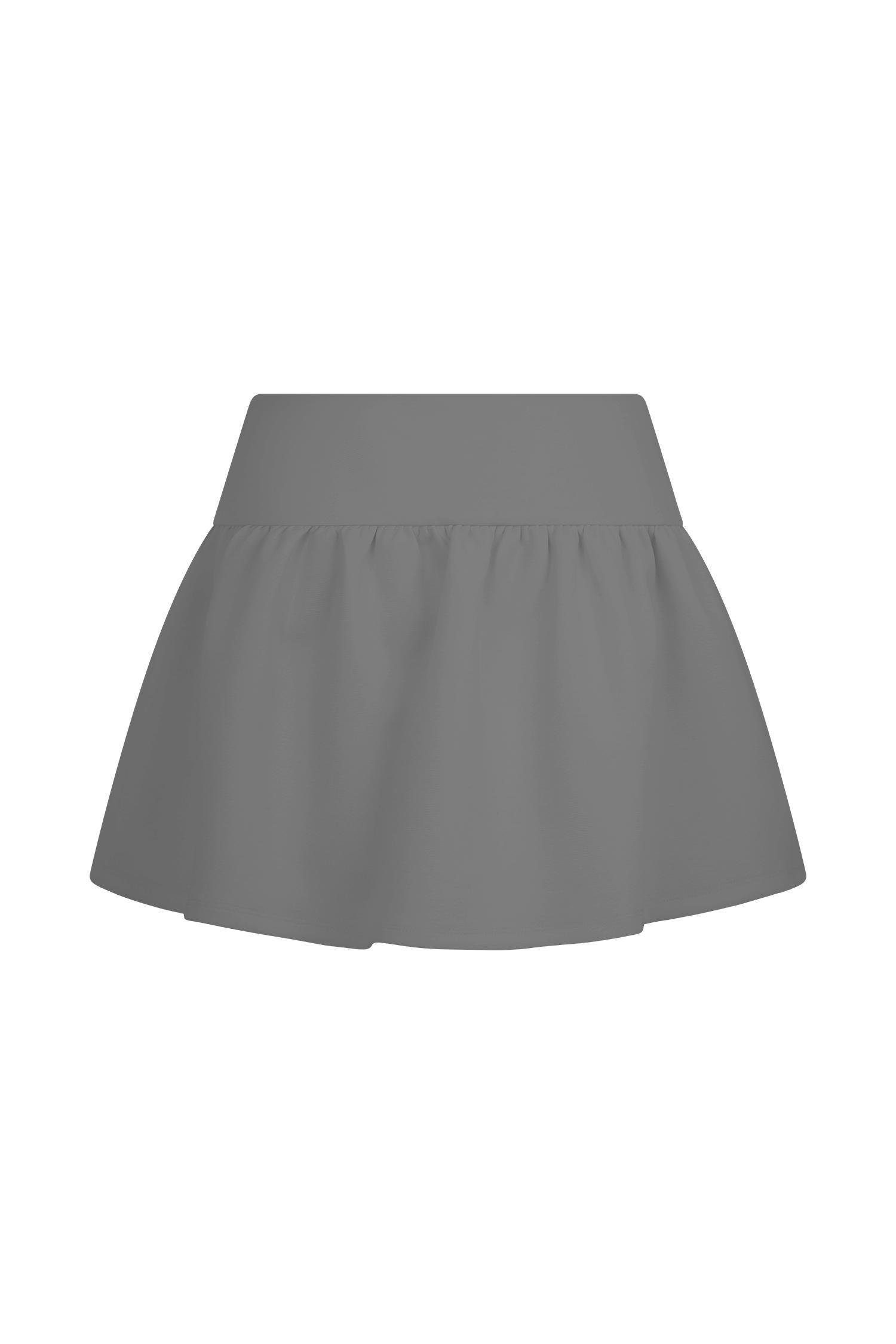 Jennie Frill Mini Skort - Black Product Image