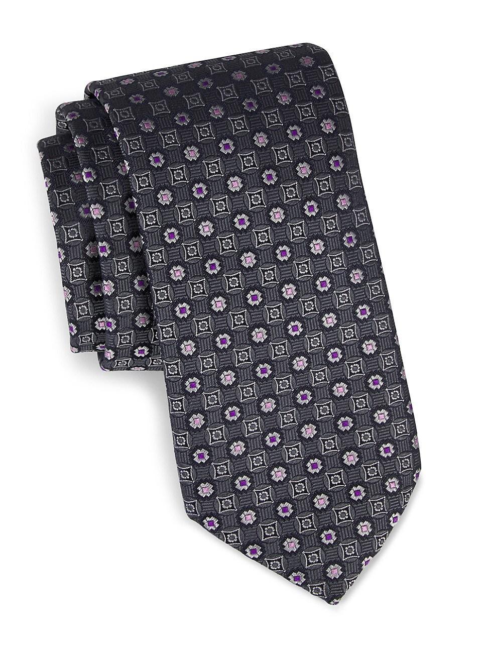 Mens Medallion Silk Tie Product Image