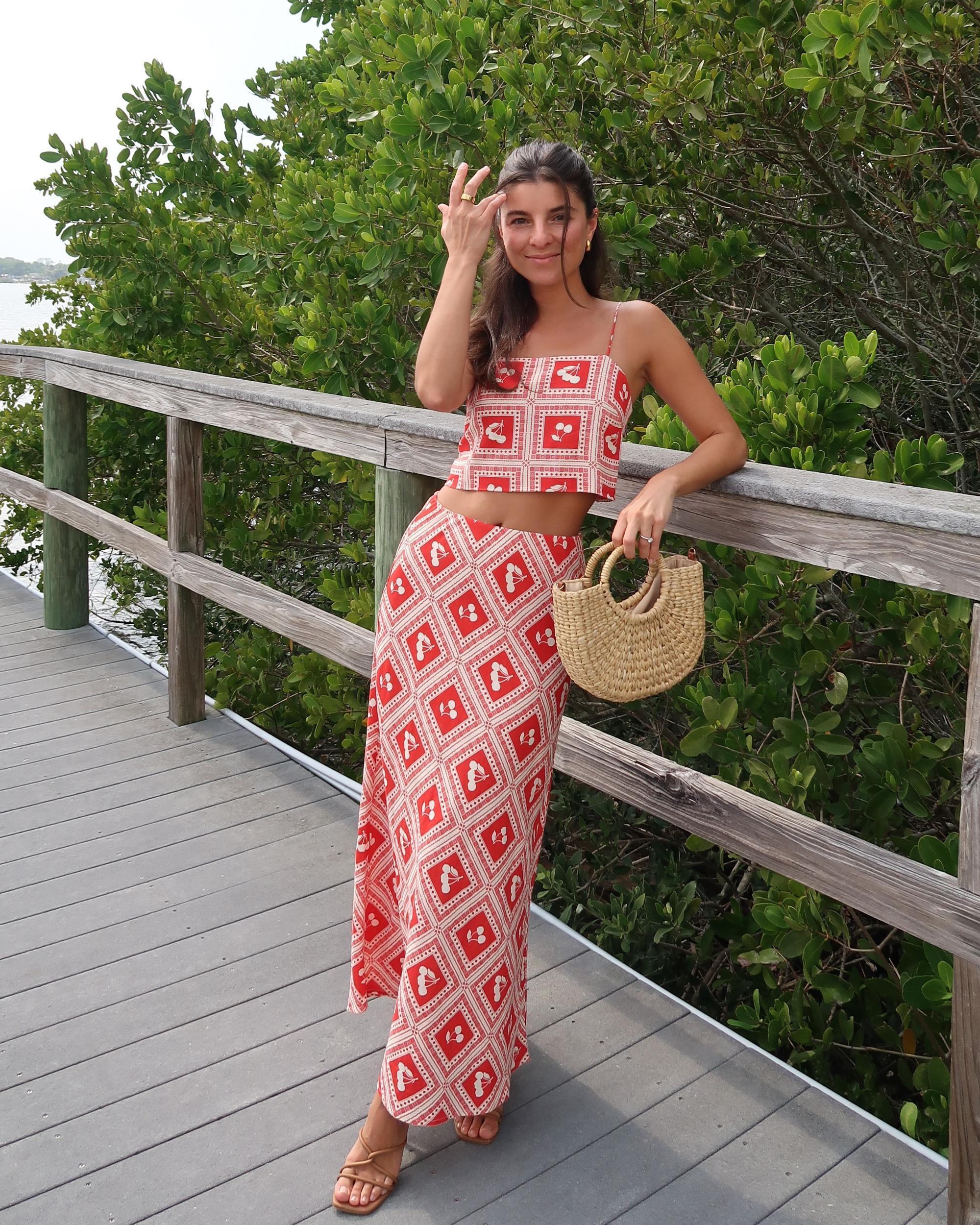 Cropped Linen-Blend Cami Product Image