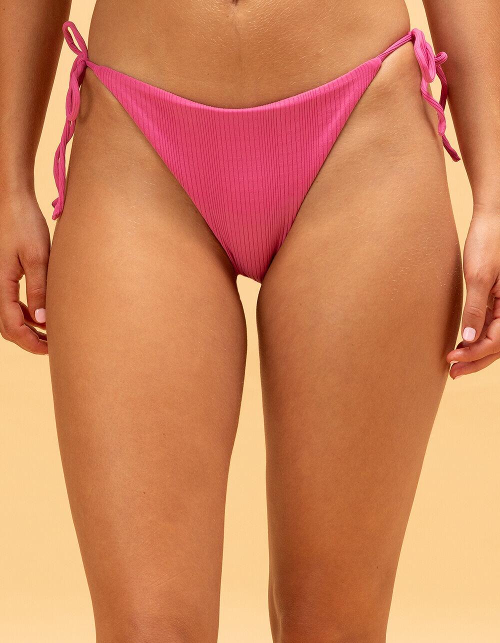 SALTY CREW Seafarer Textured Tie Side Skimpy Bikini Bottoms Product Image