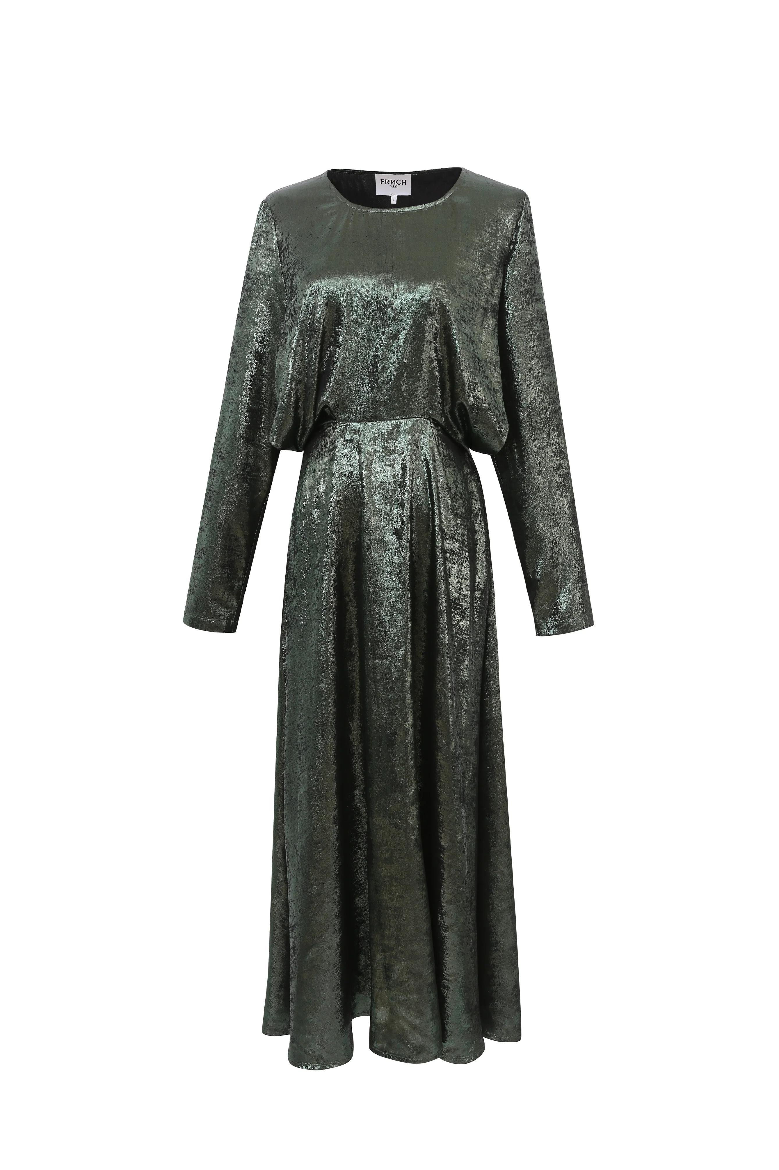 Clarina Metallic Dress Product Image