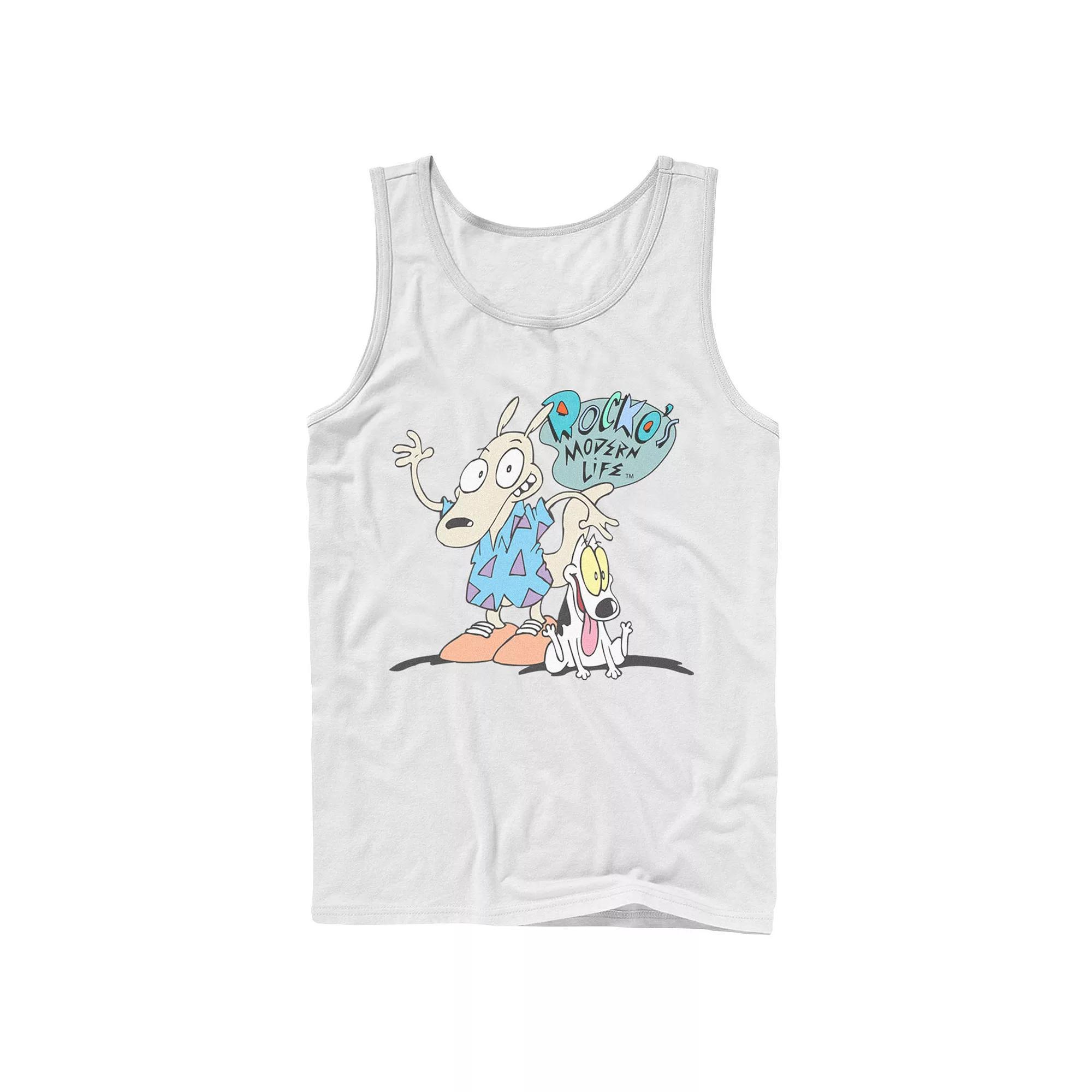 Men's Jurassic World Grey Jungle Classic Logo Tank Top,  Product Image