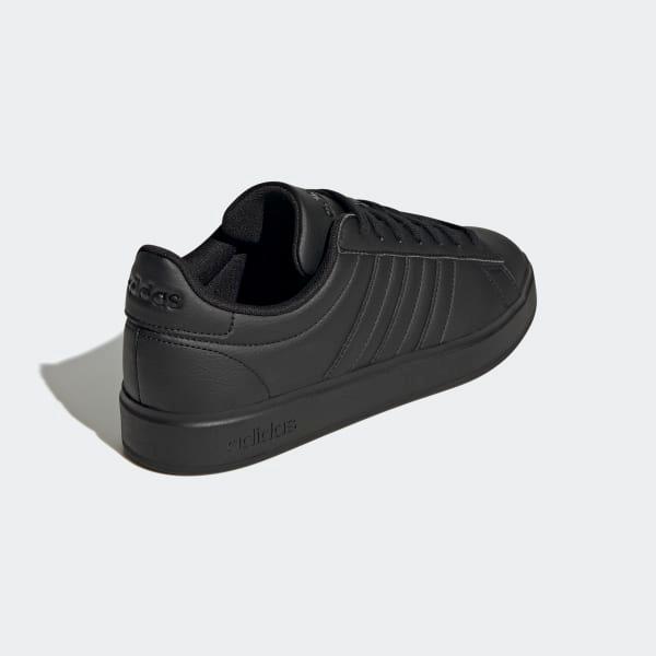 adidas Grand Court Shoes Core Black 12 Mens Product Image