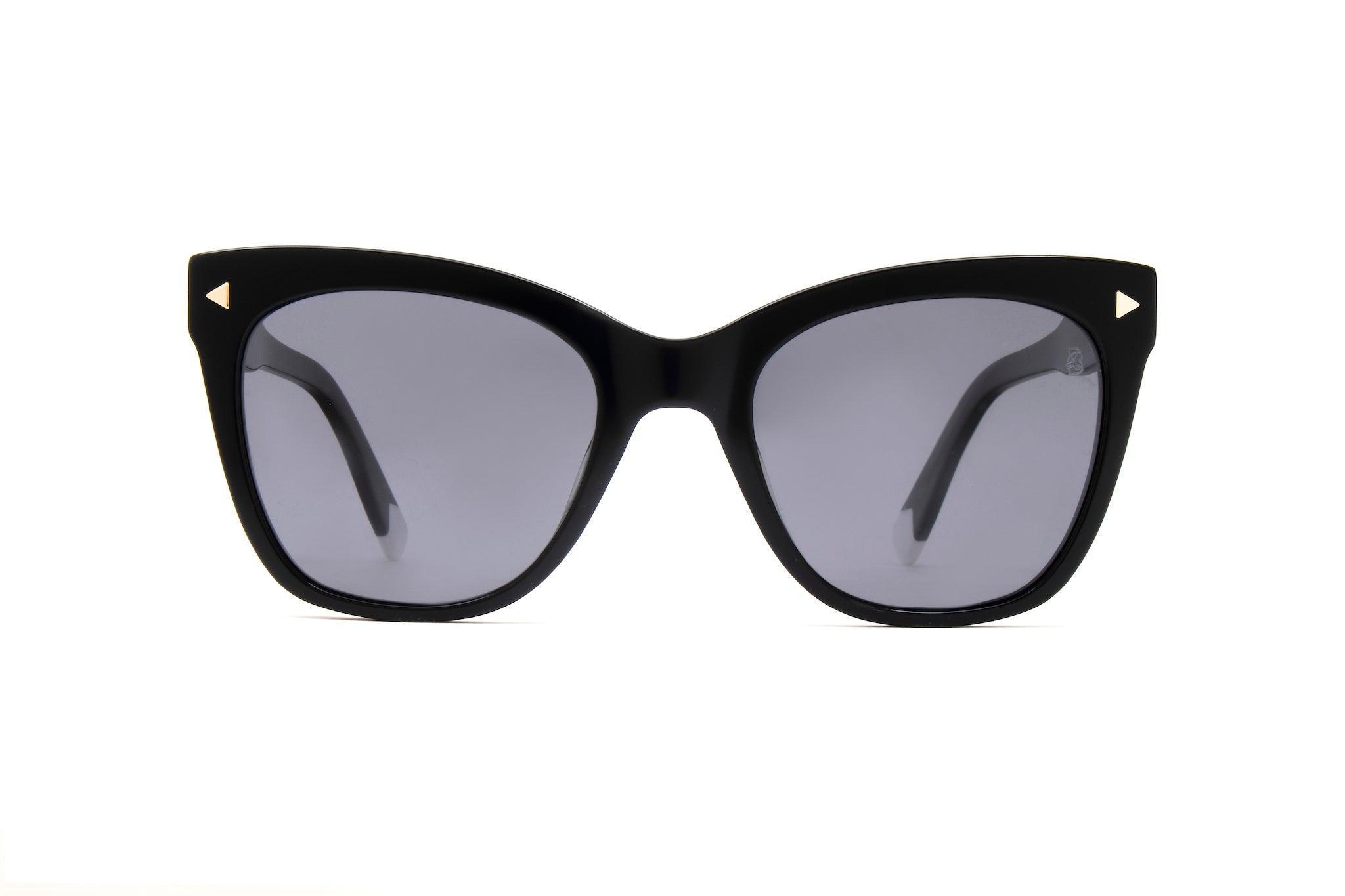 Biscayners Palm Black Women's Sunglasses Female Product Image