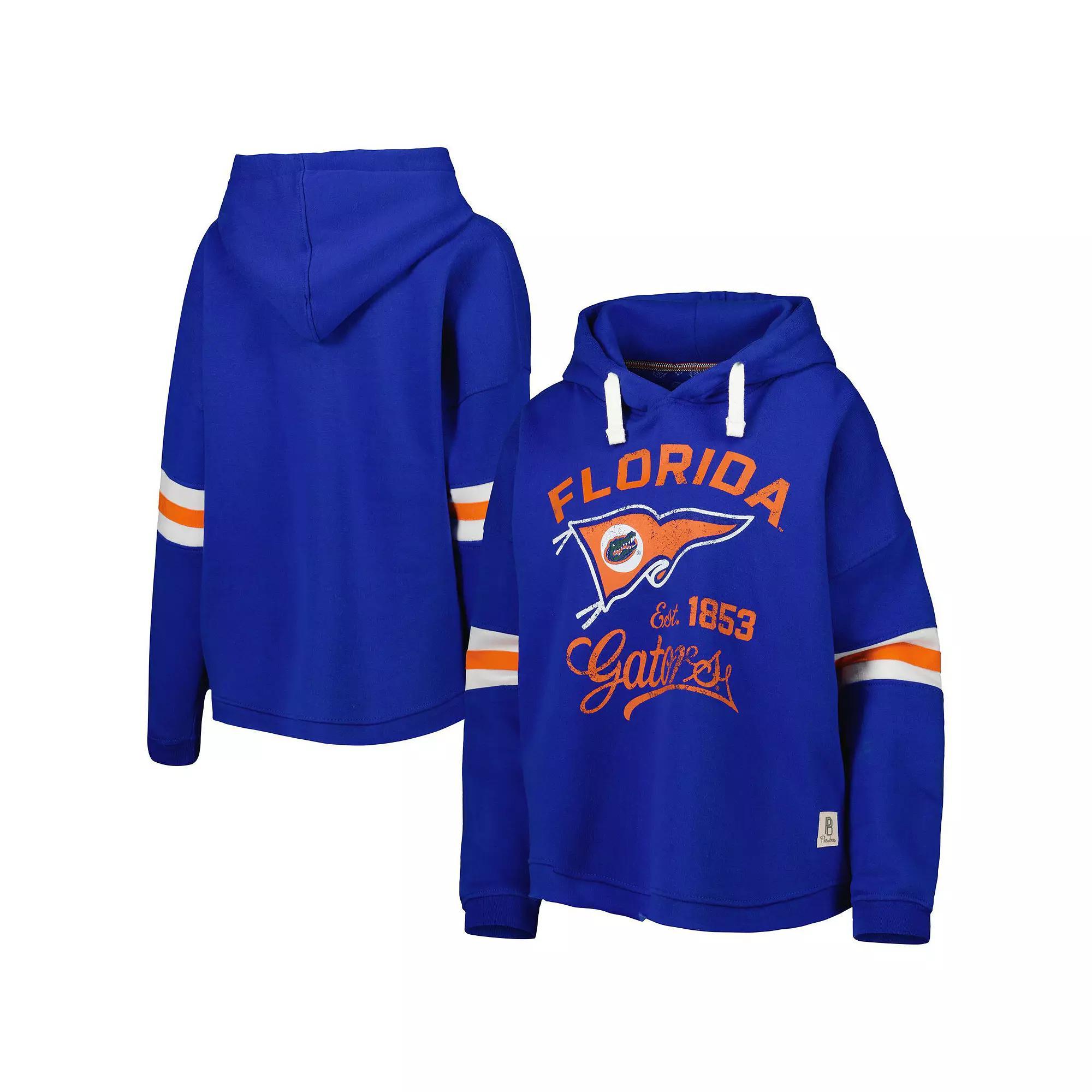 Women's Pressbox Royal Florida Gators Super Pennant Pullover Hoodie, Size: Large, Blue Product Image