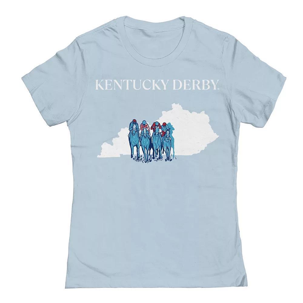 Juniors' Horizontal Logo Kentucky Derby Graphic T-Shirt, Women's,  Product Image