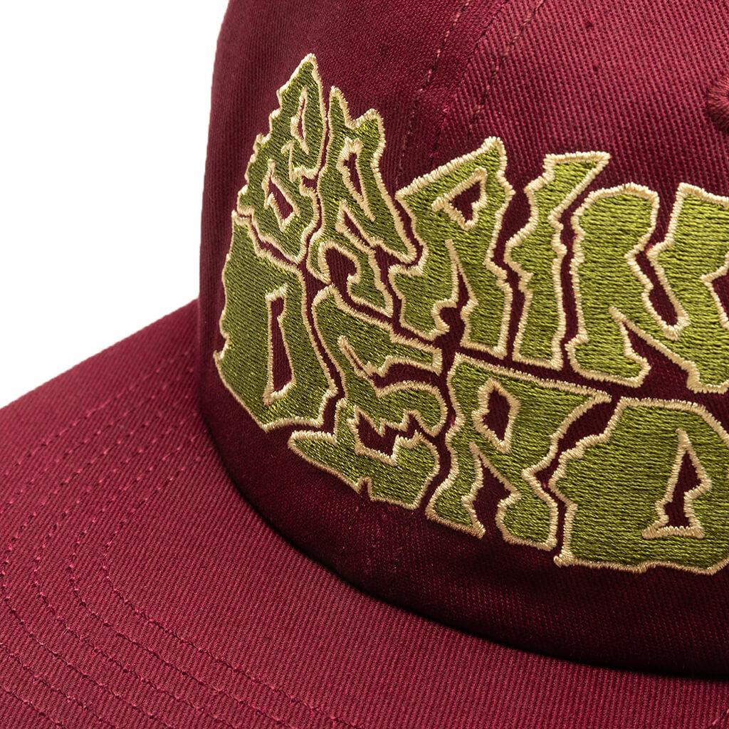 Prehistoric Twill Six Panel Hat - Maroon Male Product Image