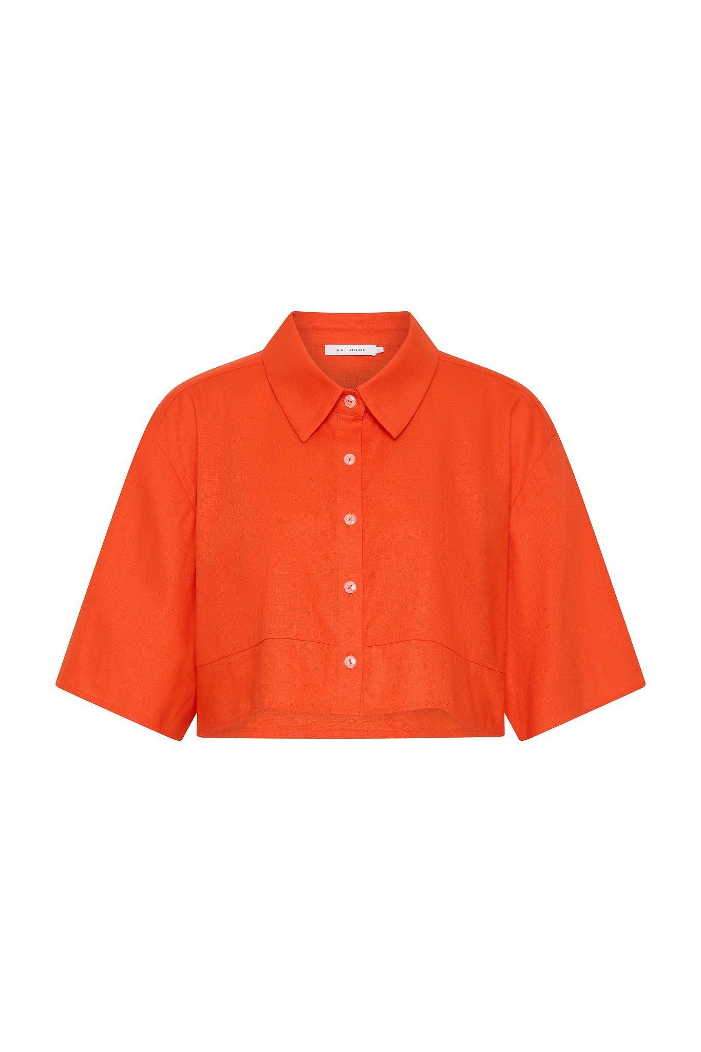 Airlie Cropped Shirt Product Image