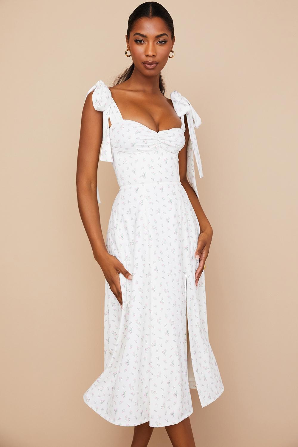 Alicia White Floral Midi Sundress Product Image