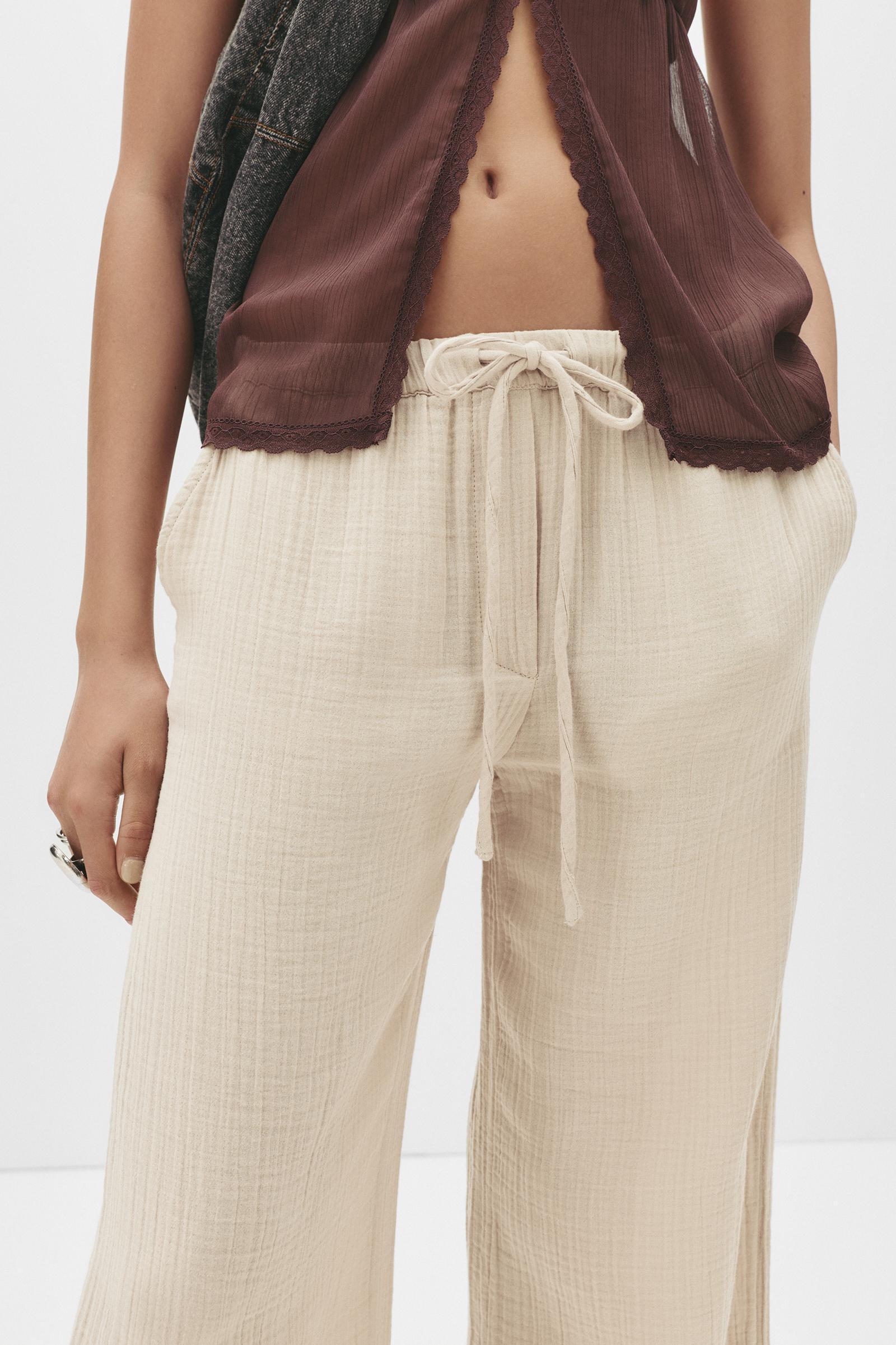 Rustic textured pants Product Image