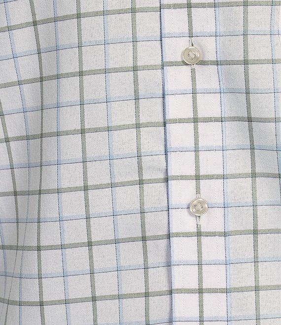 Daniel Cremieux Signature Label Non-iron Checkered Oxford Long Sleeve Woven Shirt Product Image