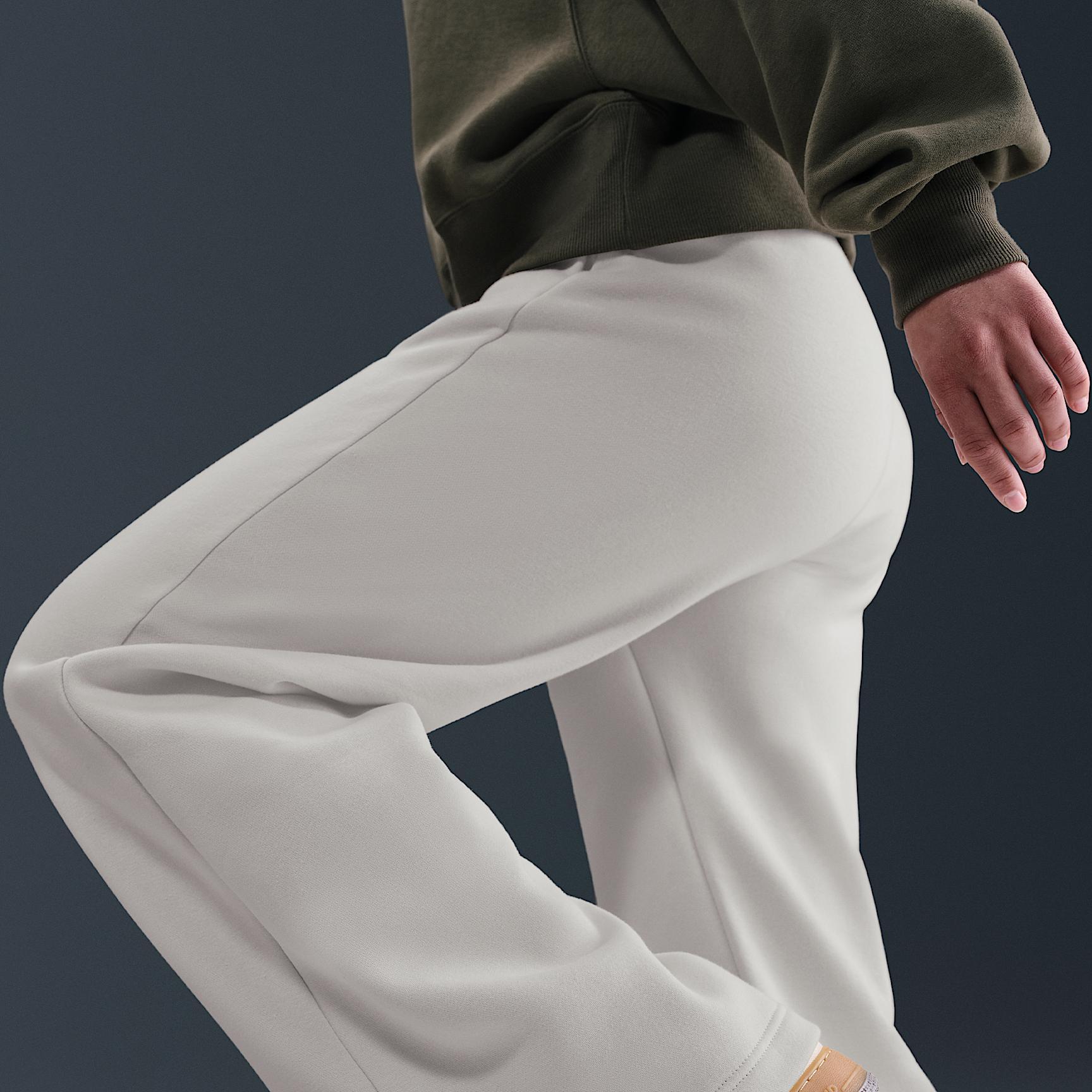 Womens Nike Sportswear Phoenix Fleece High-Waisted Wide-Leg Pants | IH1011-010 Product Image