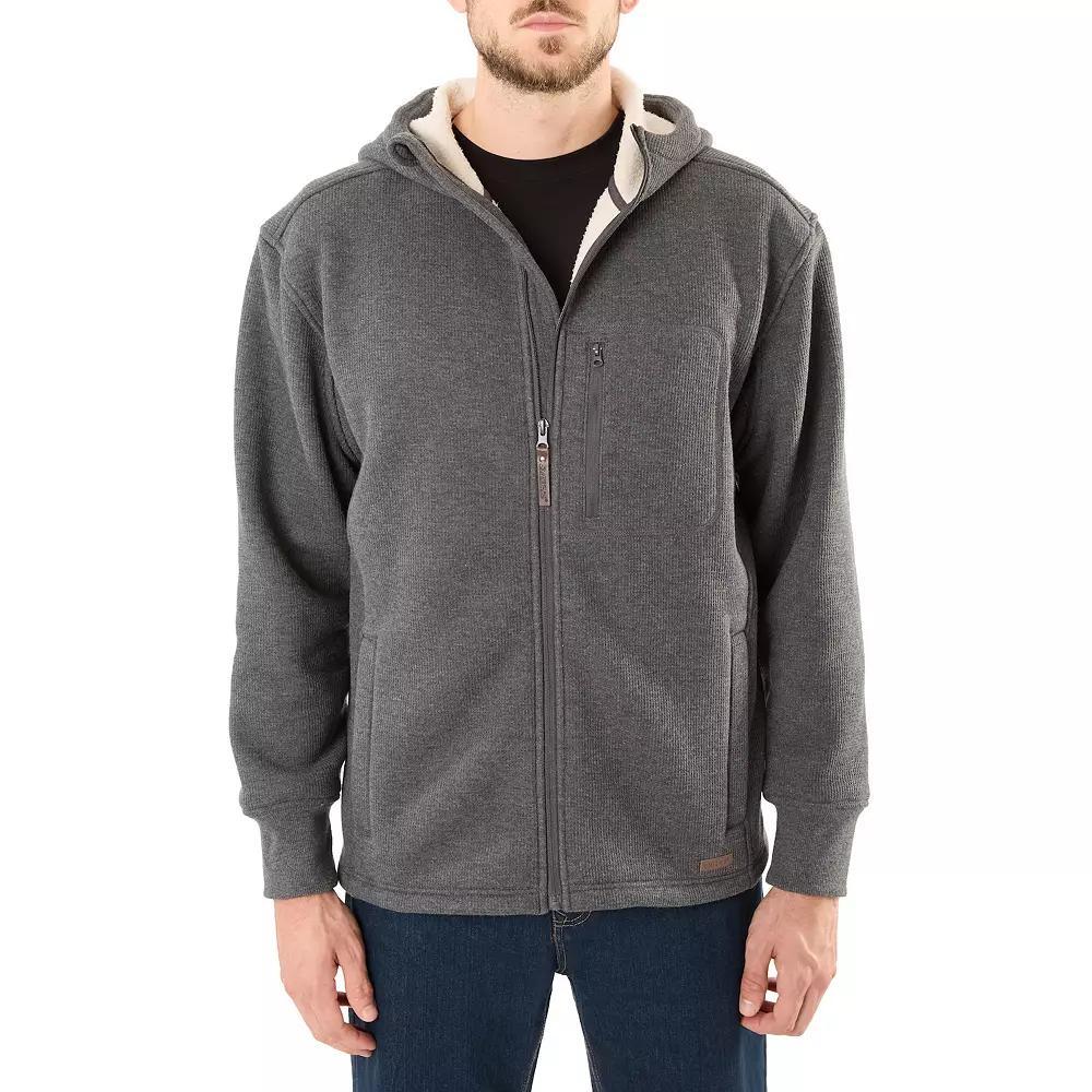 Men's Smith's Workwear Sherpa-Lined Hooded Thermal Shirt Jacket,  Product Image