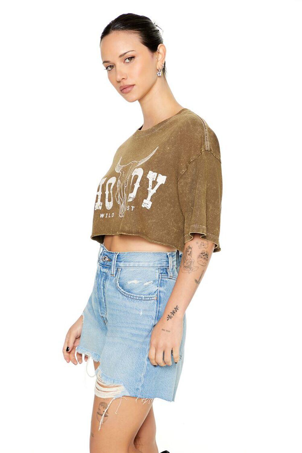 Howdy Graphic Cropped Tee | Forever 21 Product Image