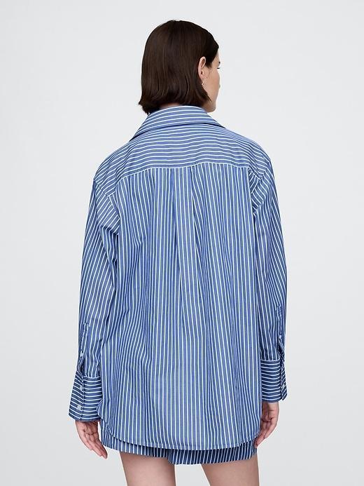 Organic Cotton Poplin Big Shirt Product Image