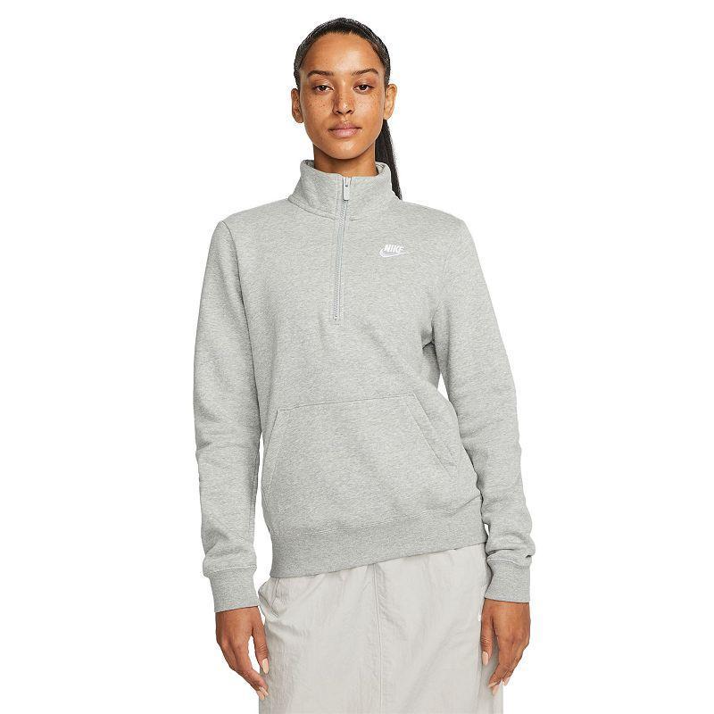 Womens Nike Sportswear Club Fleece 1/2-Zip Sweatshirt Product Image