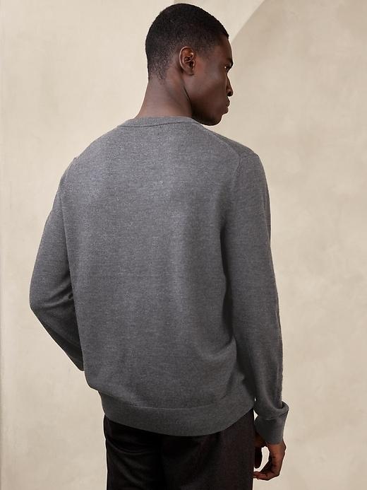 Merino V-Neck Sweater Product Image