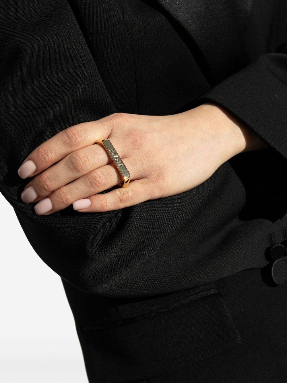 logo-engraved ring  Product Image