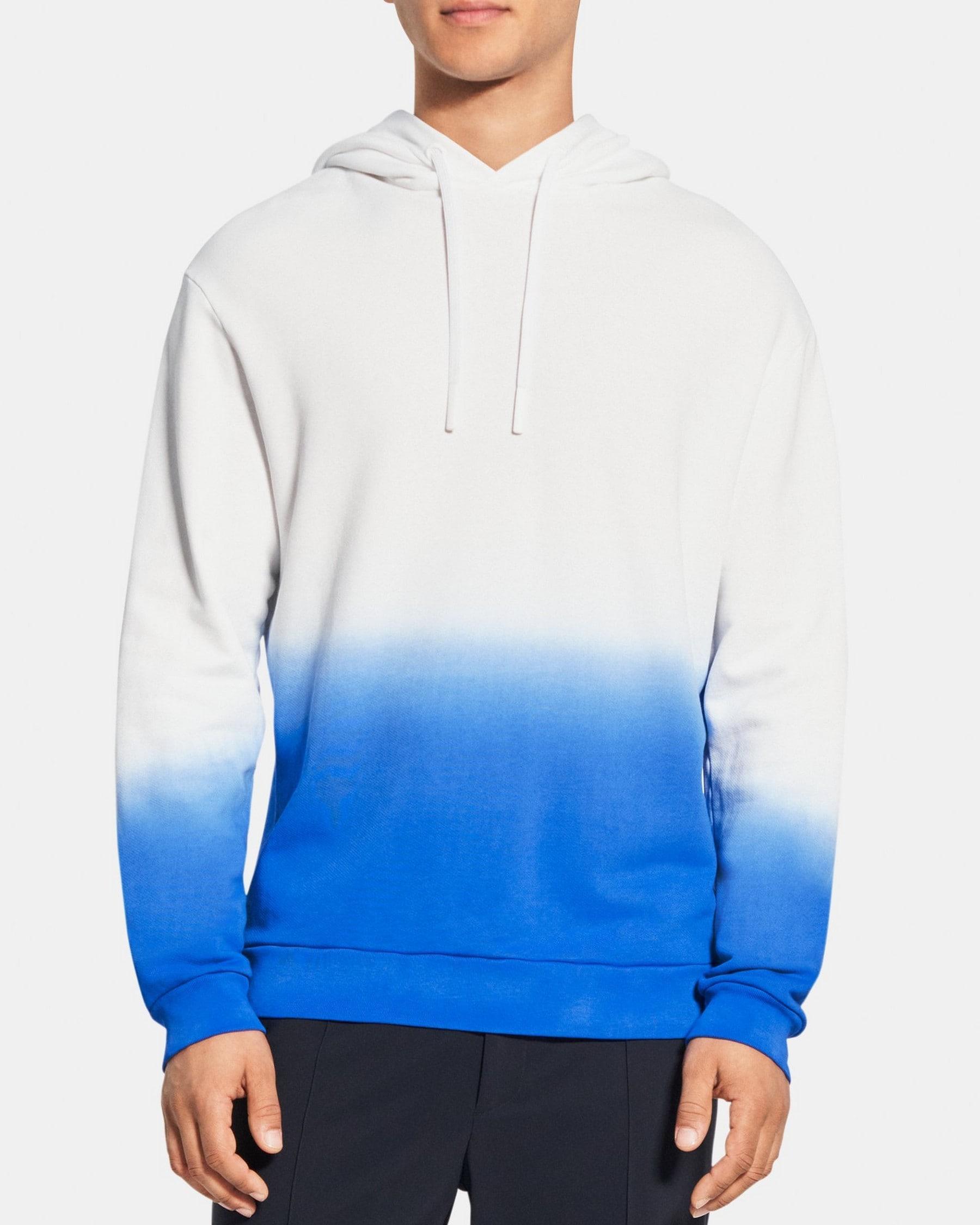 Dip-Dyed Hoodie in Cotton Terry Product Image