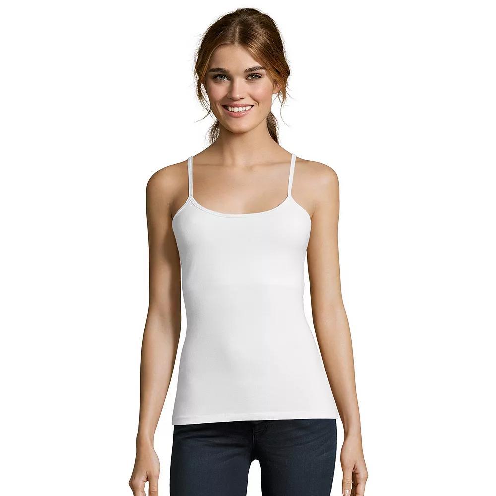 Women's Hanes® Stretch Cotton Camisole,  Product Image
