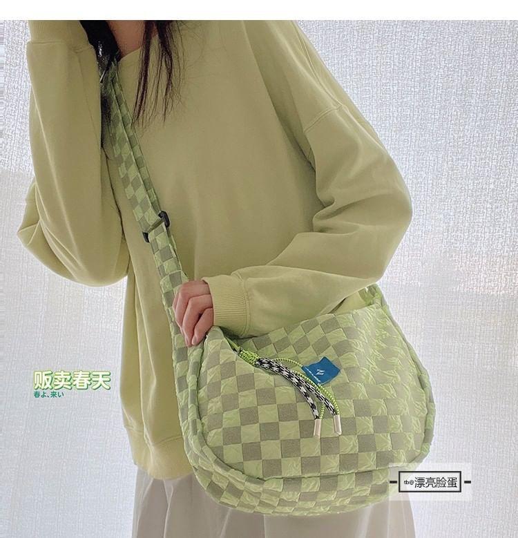 Checkerboard Crossbody Bag / Bag Charm / Set Product Image