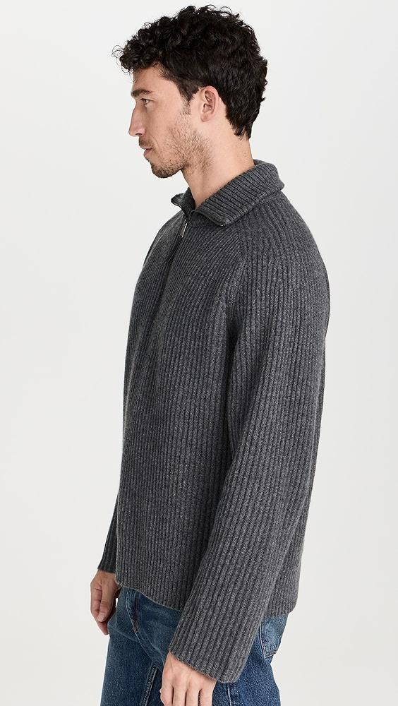 SIMKHAI Henry Raglan Half Zip Cashmere Sweater | Shopbop Product Image