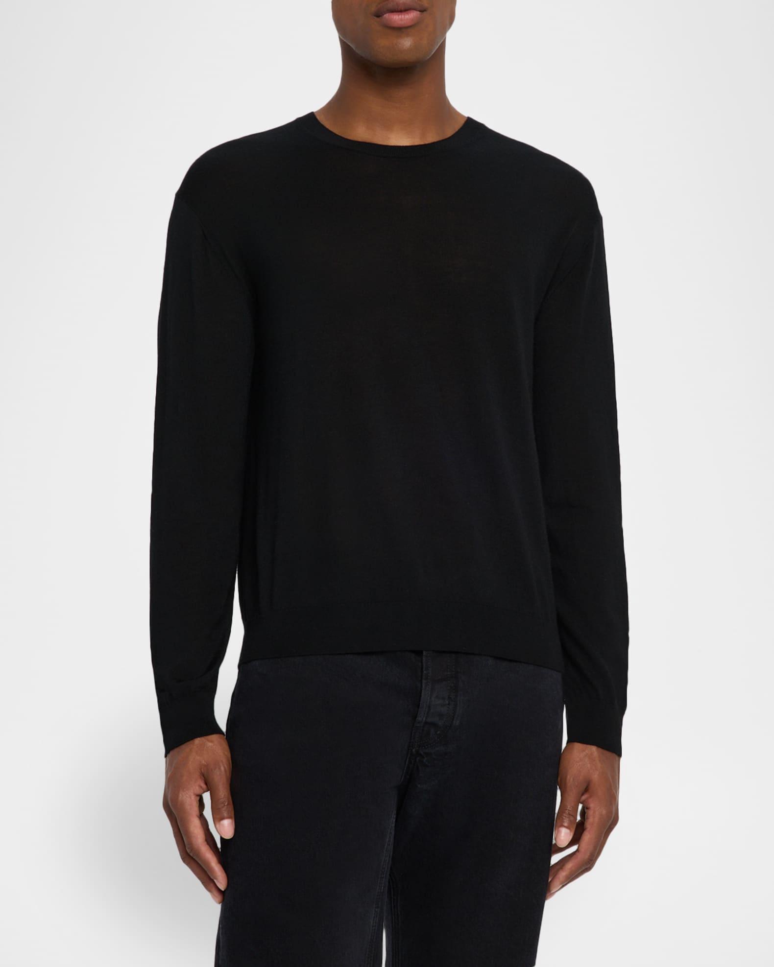 Men's Superfine Wool and Cashmere Crewneck Sweater Product Image