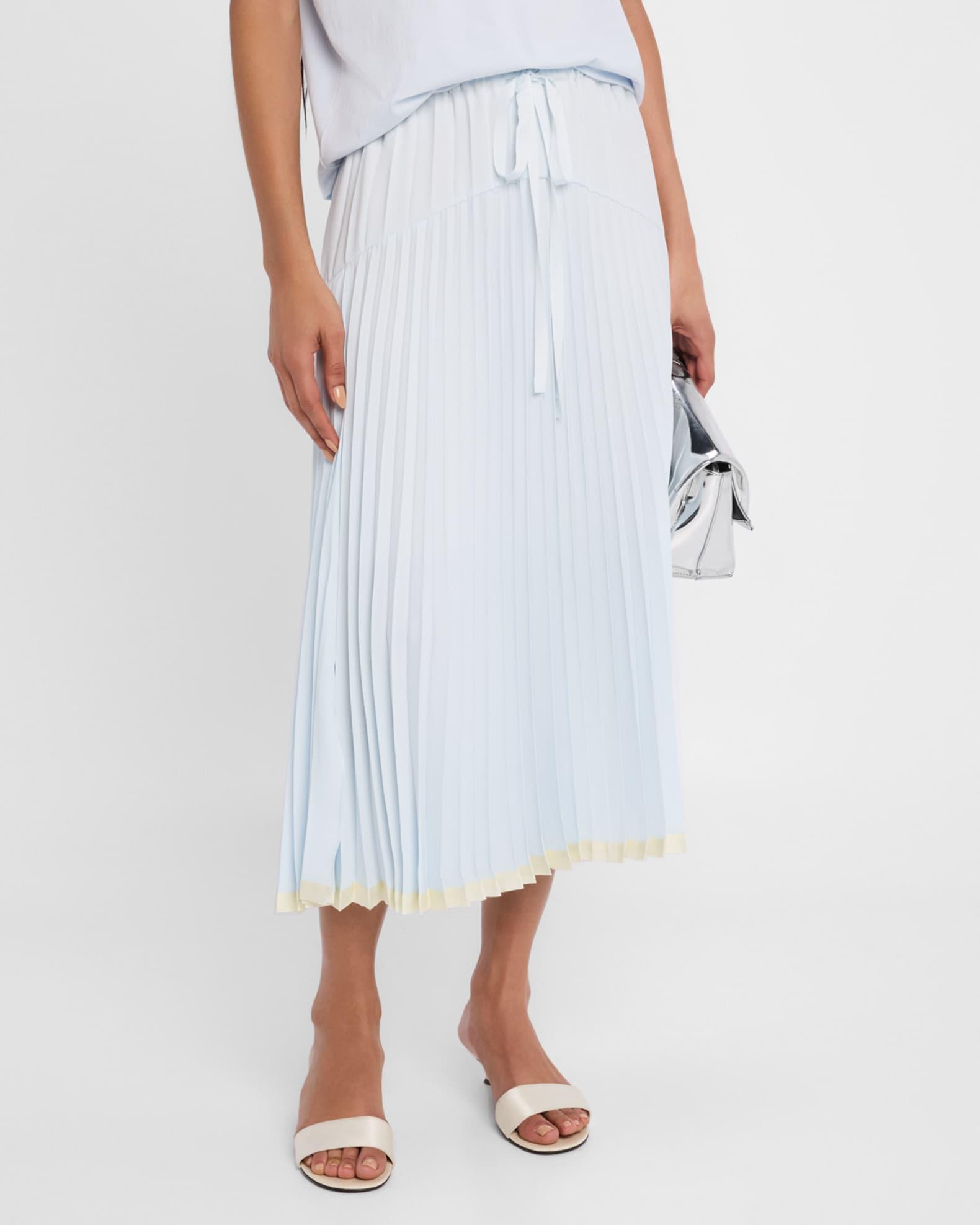 Pleated Midi Skirt Product Image