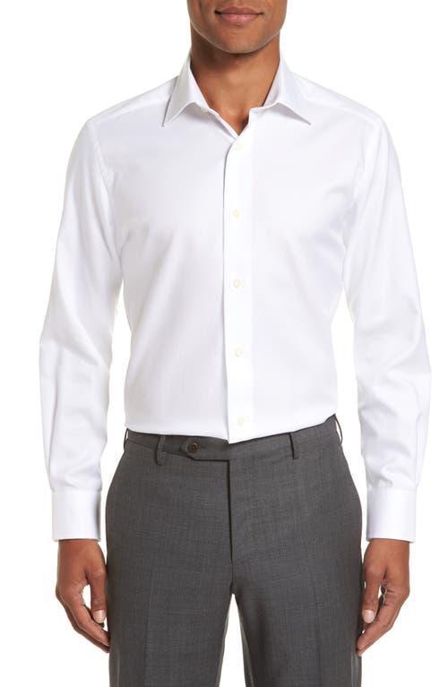 David Donahue Royal Oxford Trim Fit Dress Shirt Product Image