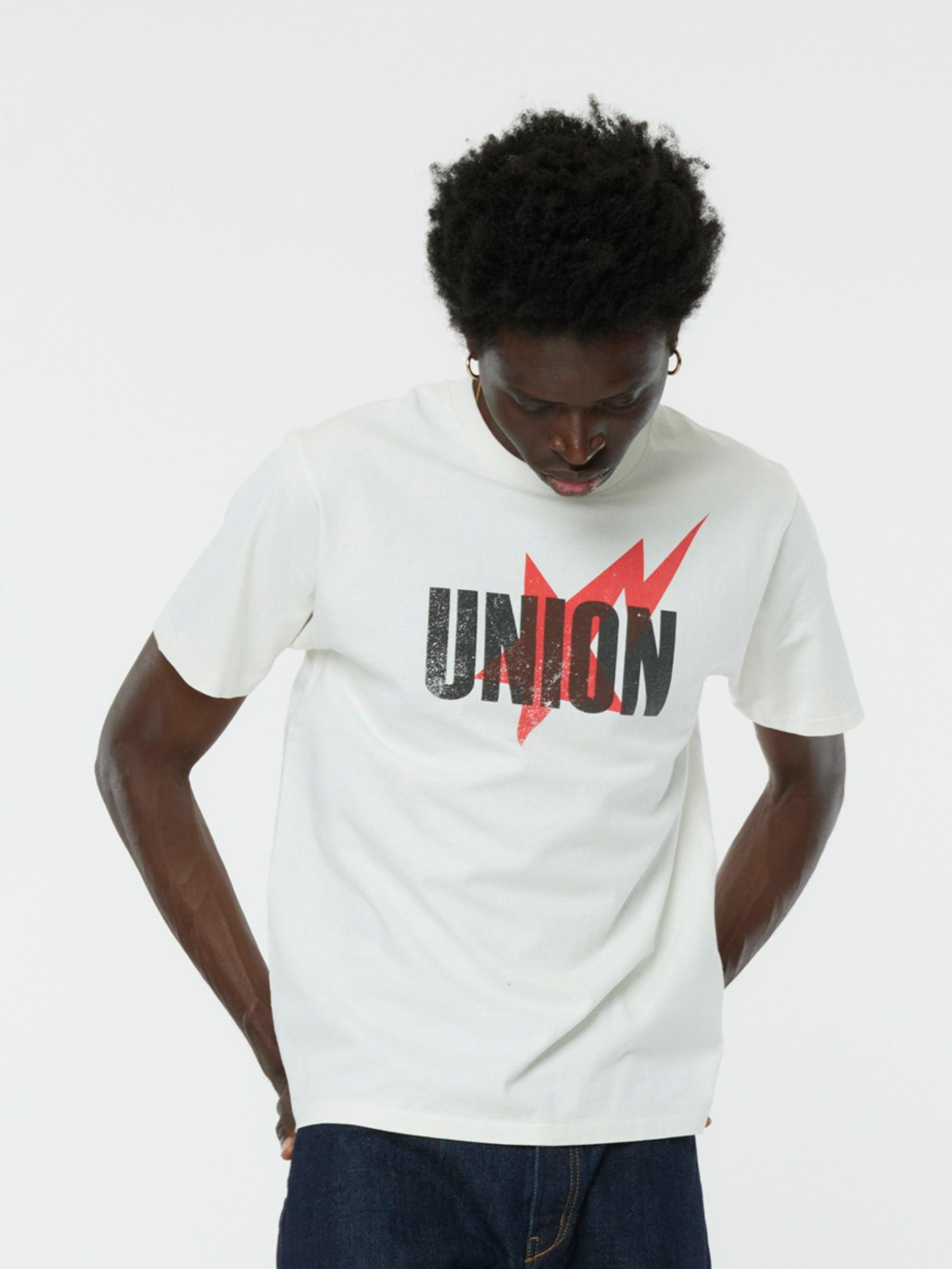 BAPE x UNION Sta T-Shirt (White) Product Image