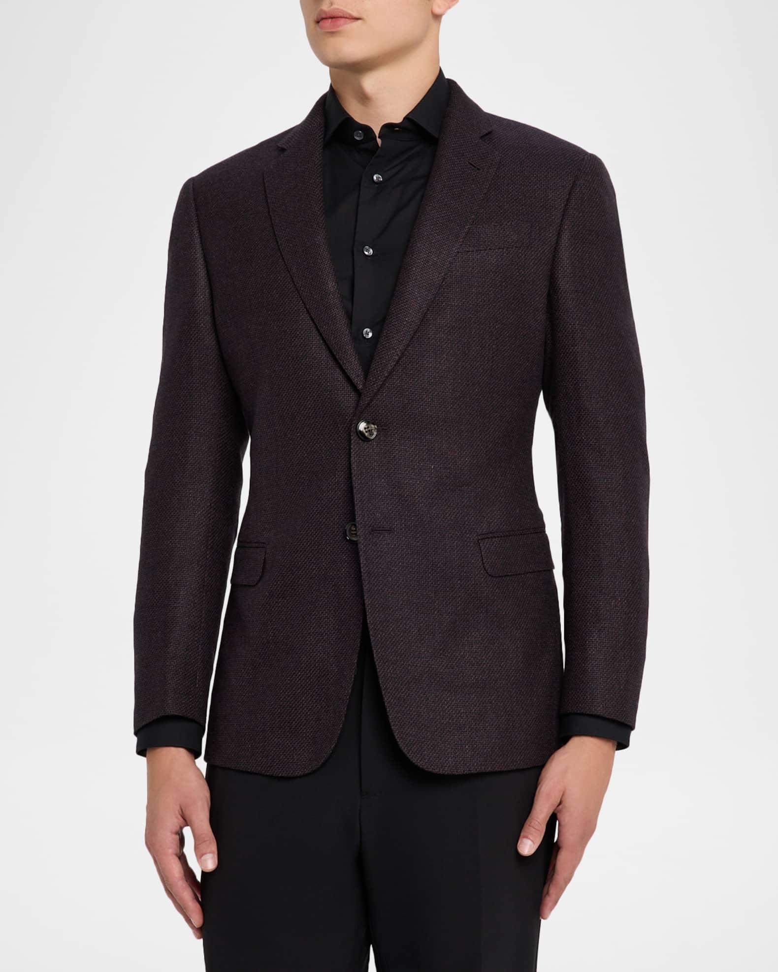 Men's Micro Grid Textured Blend Sport Coat Product Image