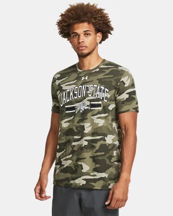 Men's UA Performance Cotton Camo Collegiate Short Sleeve Product Image