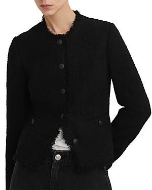 Womens Carmen Cotton-Blend Tweed Crop Jacket Product Image