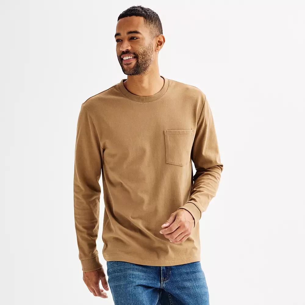 Men's Sonoma Goods For Life® Heavyweight Long Sleeve T-Shirt,  Product Image