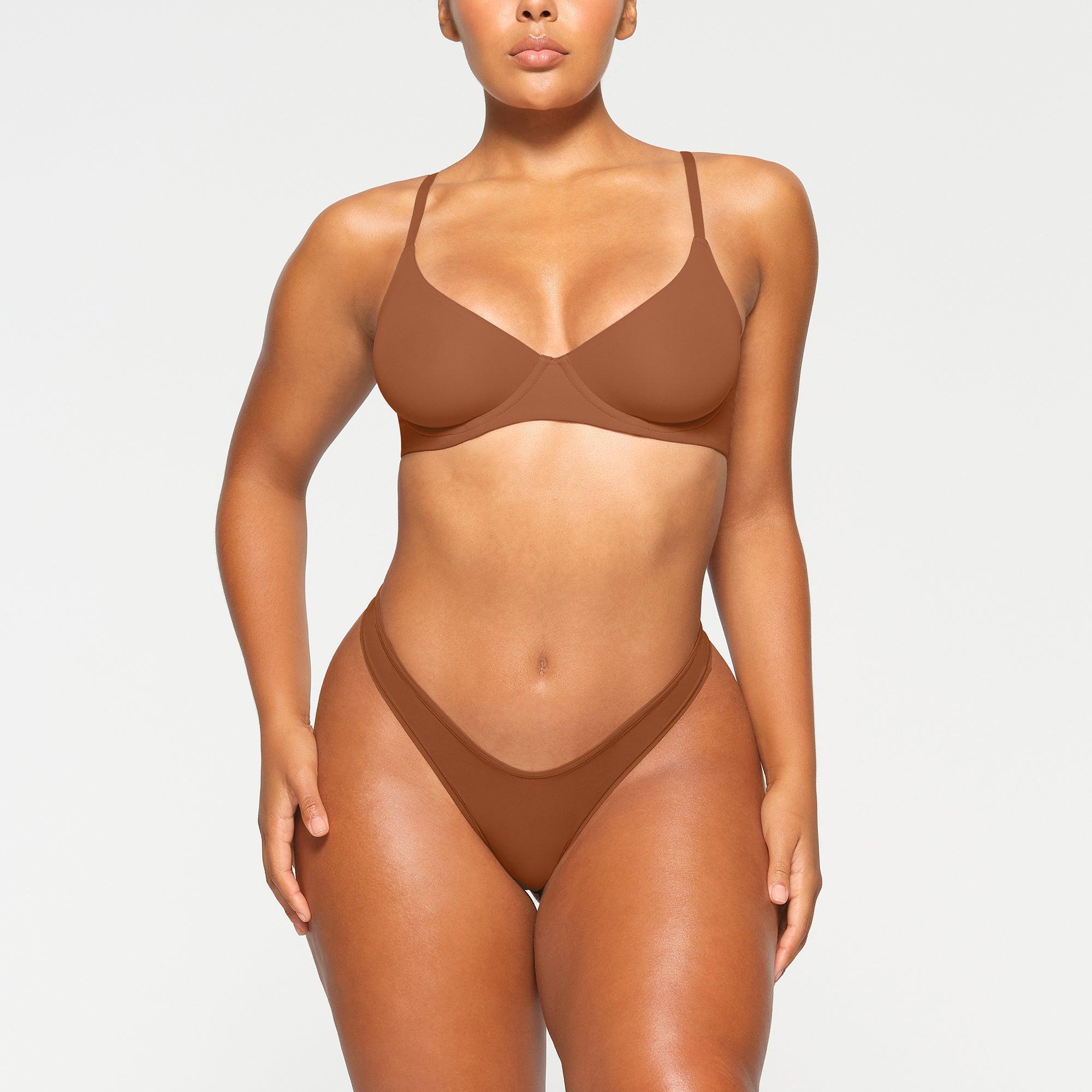 FITS EVERYBODY UNLINED DEMI BRA | BRONZE Product Image