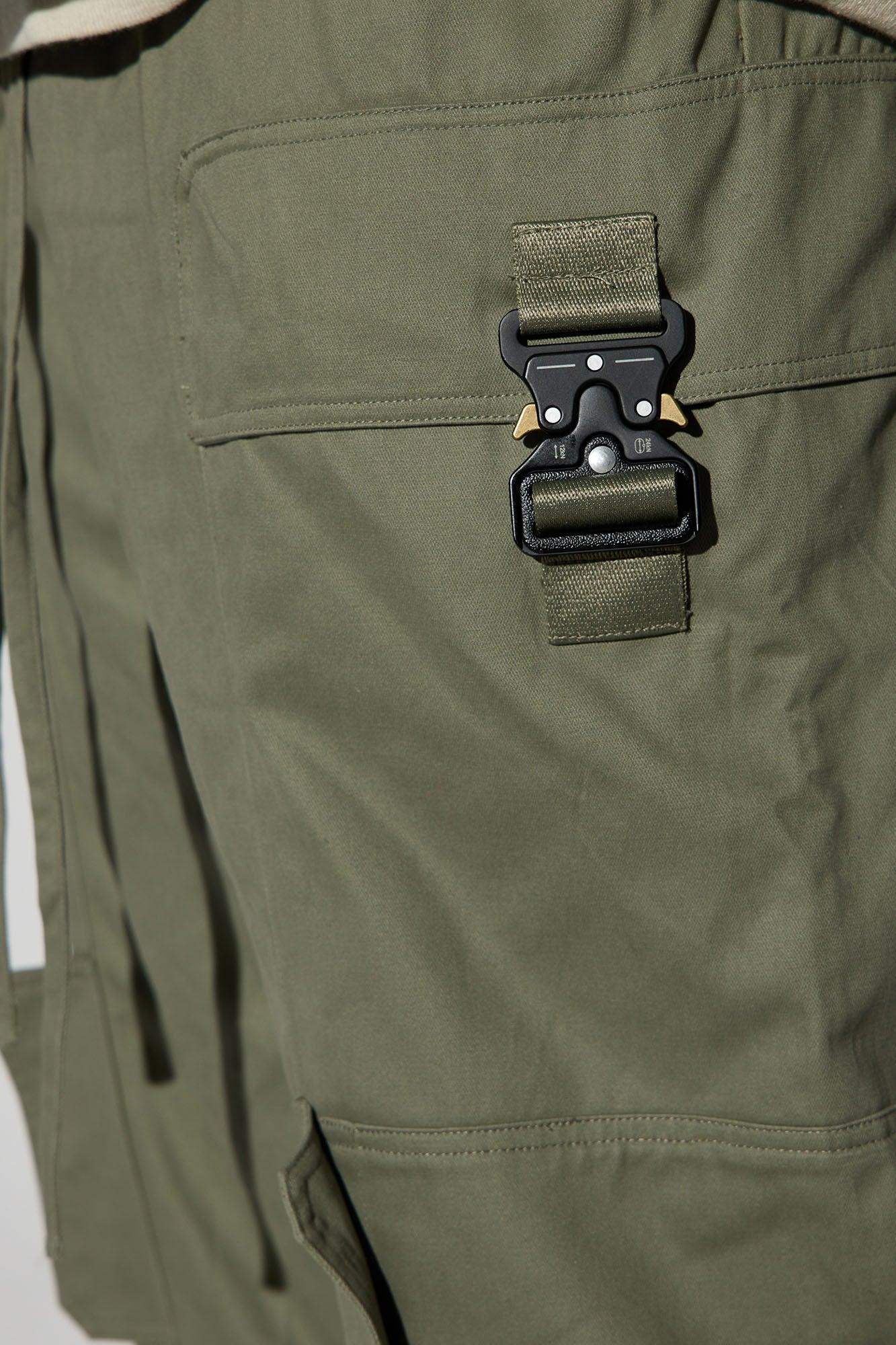 Perfection Is Perfected Utility Straight Cargo Pants - Olive Product Image