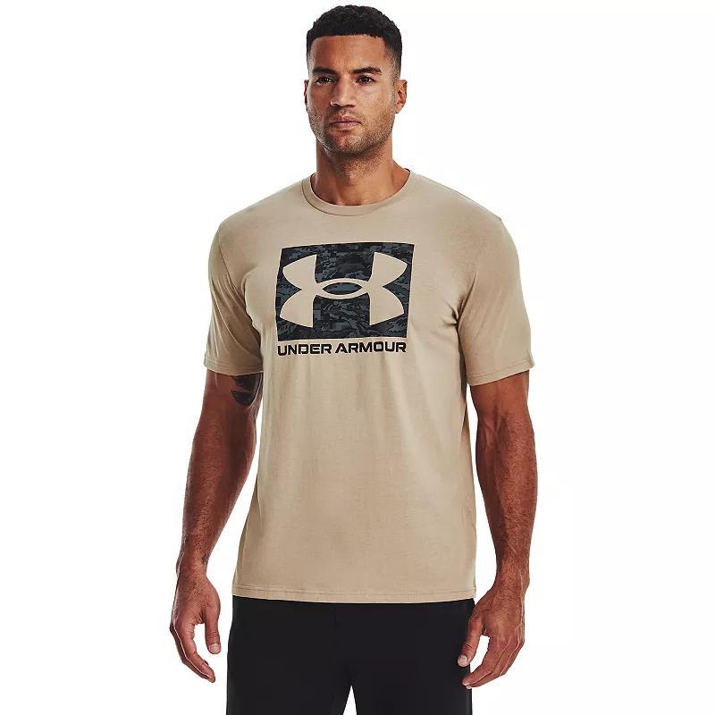 Big & Tall Under Armour Camo Boxed Logo Tee, Men's, Size: 3XL, Mod Gray Product Image