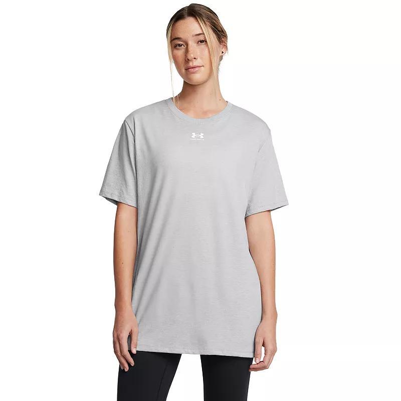 Womens Under Armour Rival OS Short Sleeve Tee Product Image