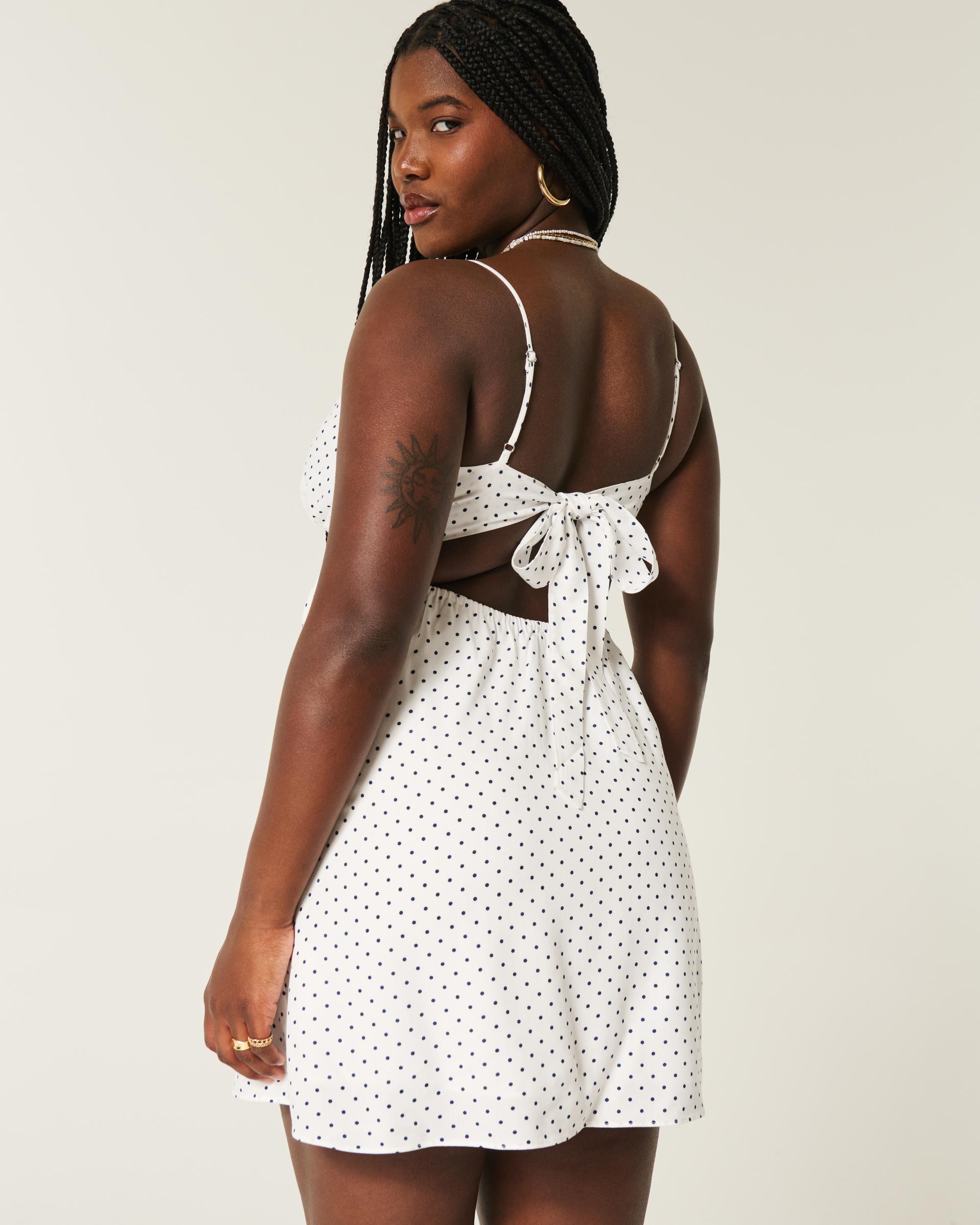 Lace Detail Slip Mini Dress Product Image