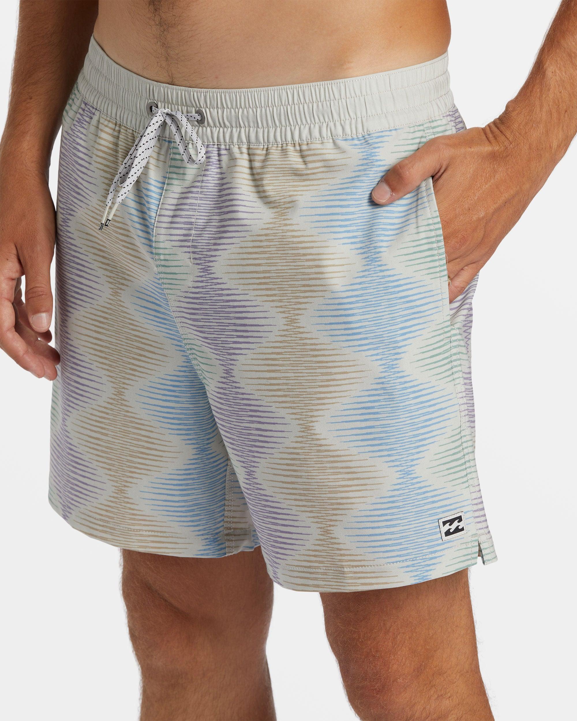 Good Times Layback 16" Swim Trunks - Fog Male Product Image