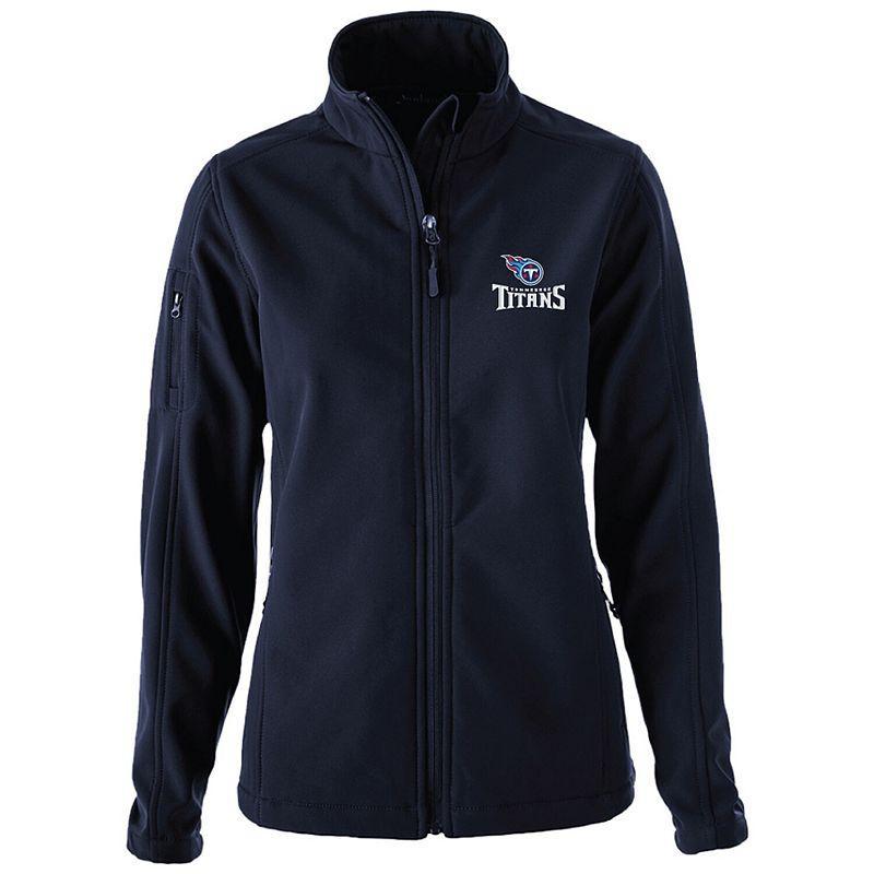 Women's Navy Tennessee Titans Full-Zip Sonoma Softshell Jacket,  Product Image