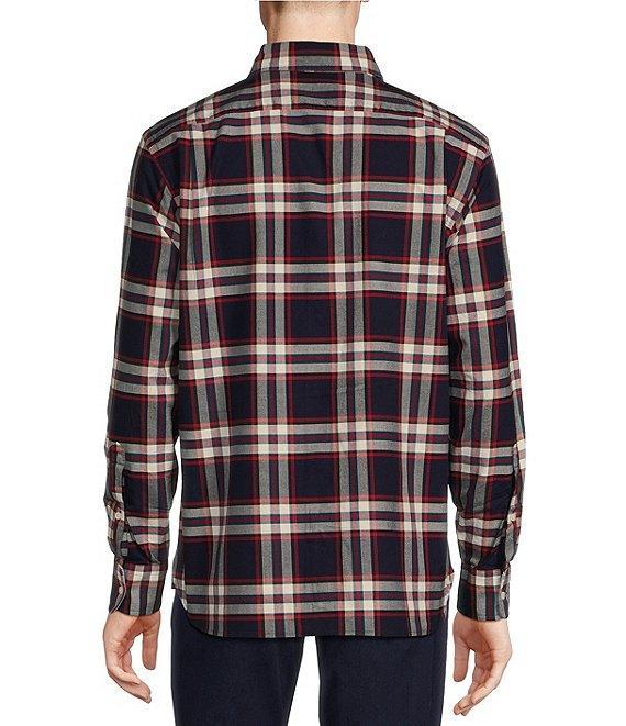 Cremieux Blue Label Classic Fit Medium Plaid Oxford Long Sleeve Woven Shirt Product Image