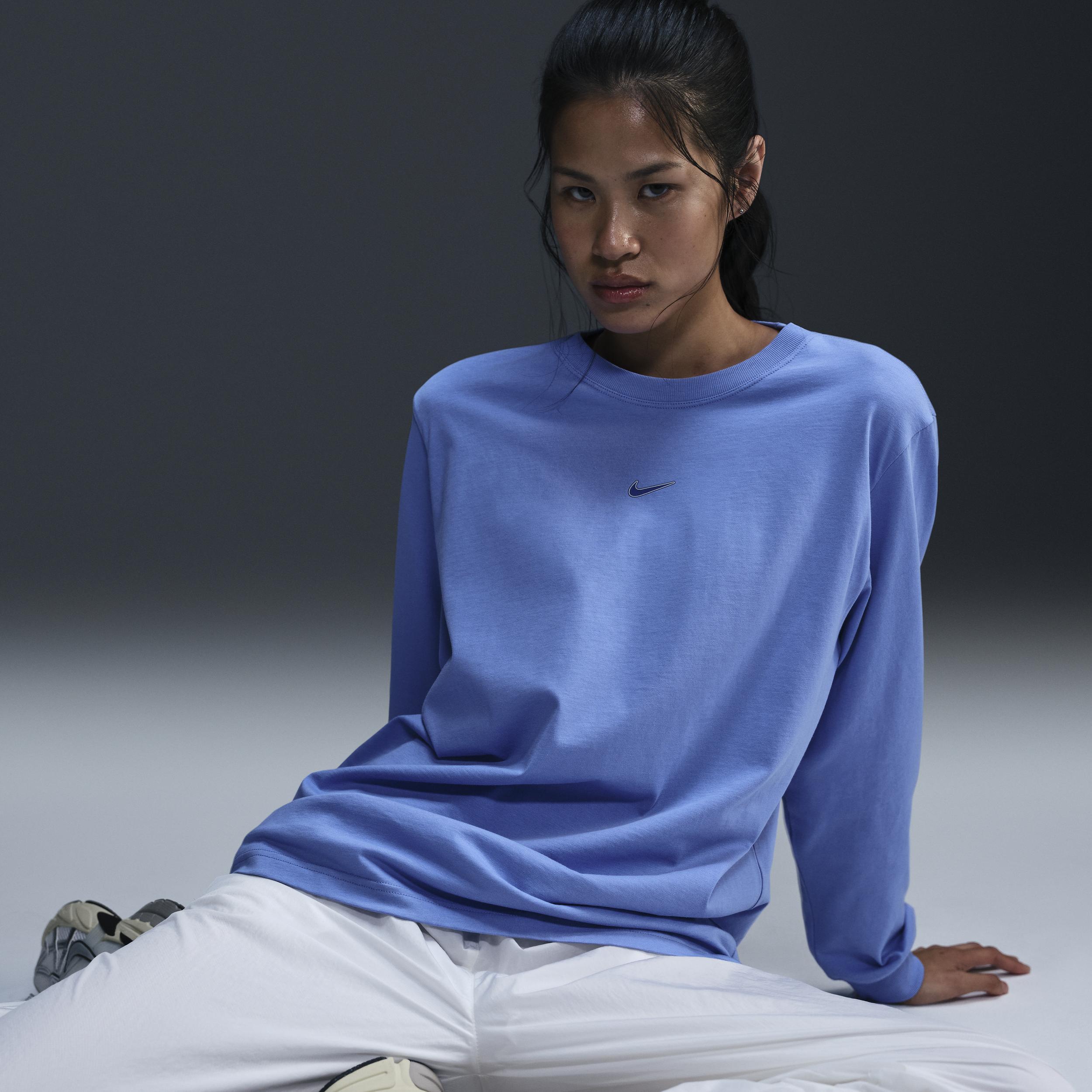 Womens Nike Sportswear Loose Long-Sleeve T-Shirt Product Image