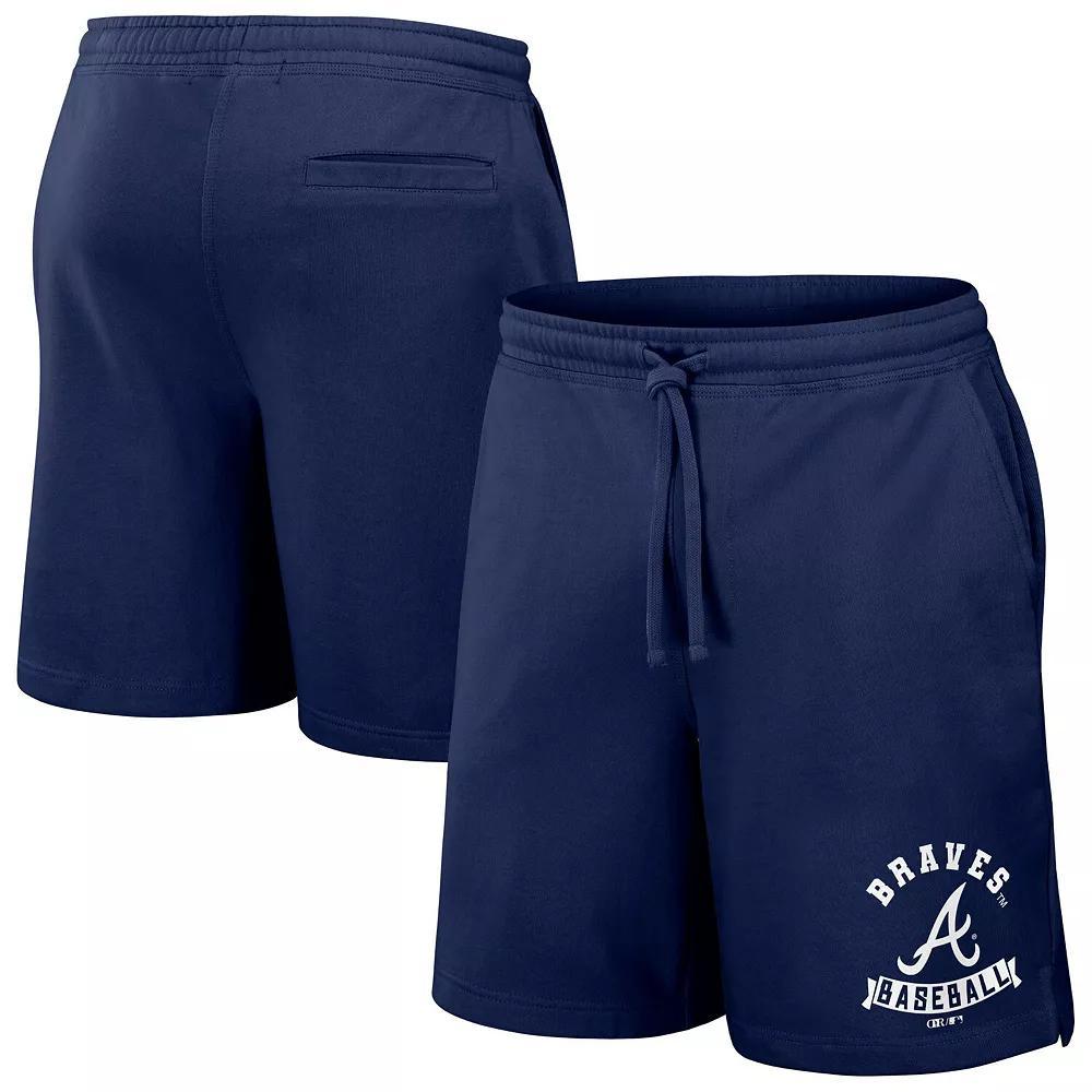 Men's Darius Rucker Collection by Fanatics Navy Atlanta Braves Team Color Shorts, Size: Small, Blue Product Image