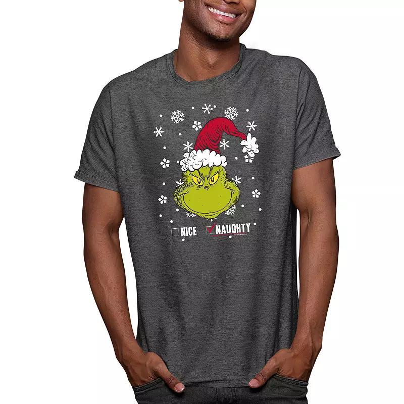 Men's Dr. Seuss The Grinch Bad Nice Tee,  Product Image