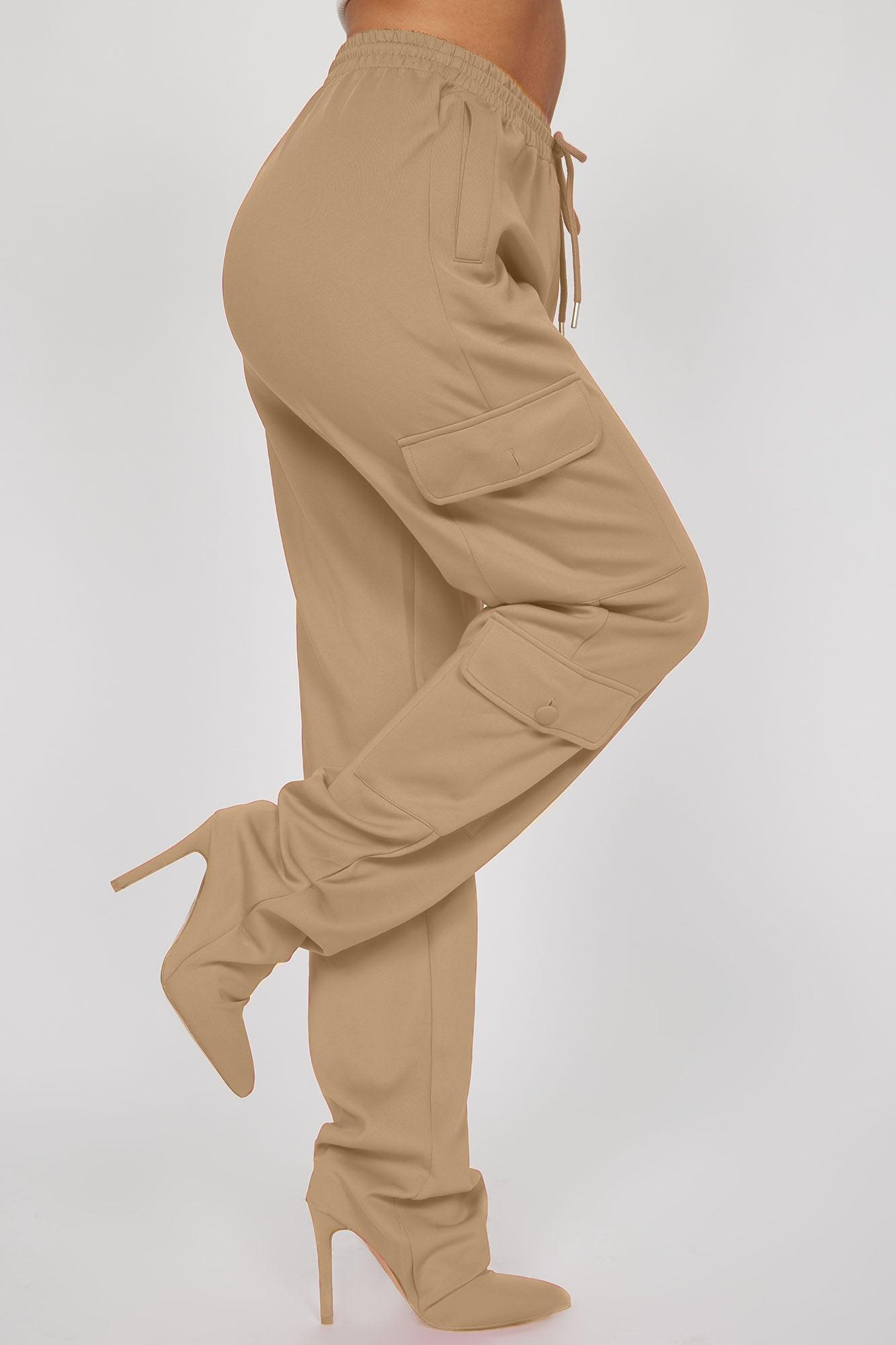 Roxy Pant Boots - Nude Product Image