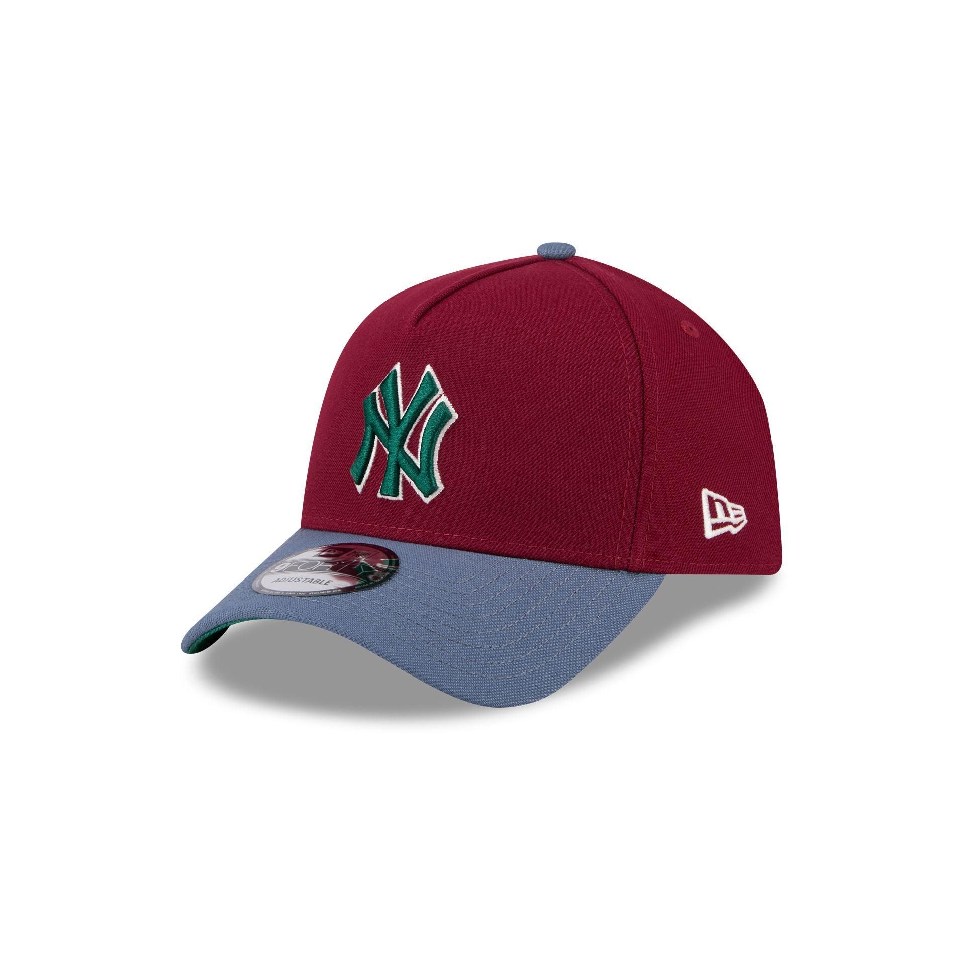 Miami Marlins Moleskin Crown Maroon 9FORTY A-Frame Snapback Hat Male Product Image